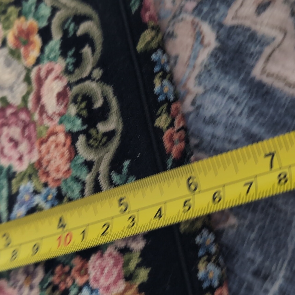 Vintage brocade floral bag - Picture 3 of 8